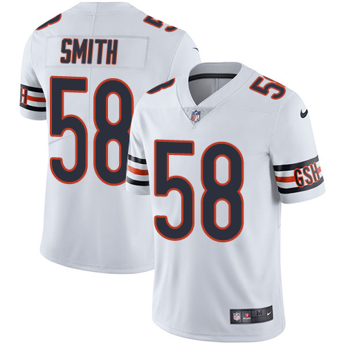 Nike Bears #58 Roquan Smith White Youth Stitched NFL Vapor Untouchable Limited Jersey - Click Image to Close